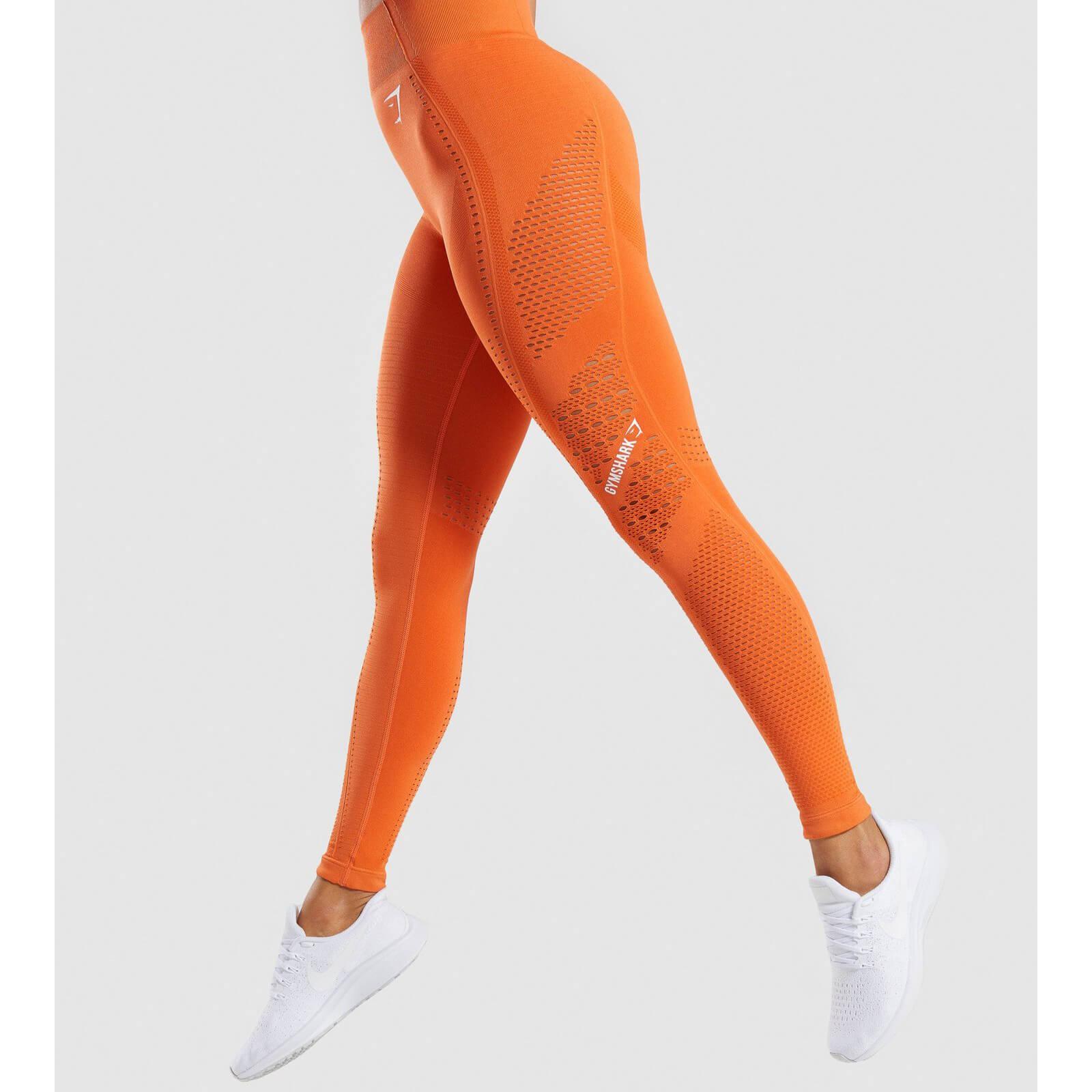 Gym Shark Flawless Knit Tights Burnt Orange