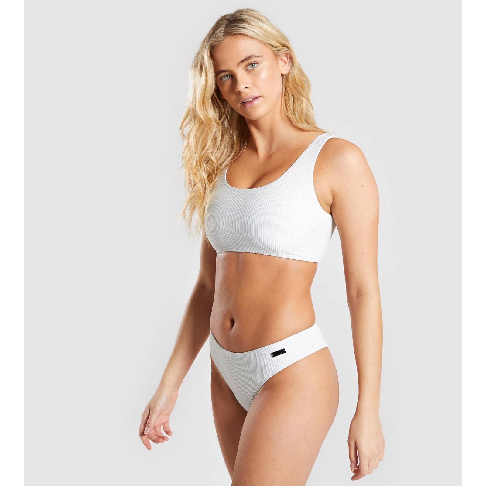 Gym Shark Essence Bikini Top Light Grey