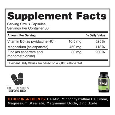Optimum Nutrition ZMA – תמונה 2