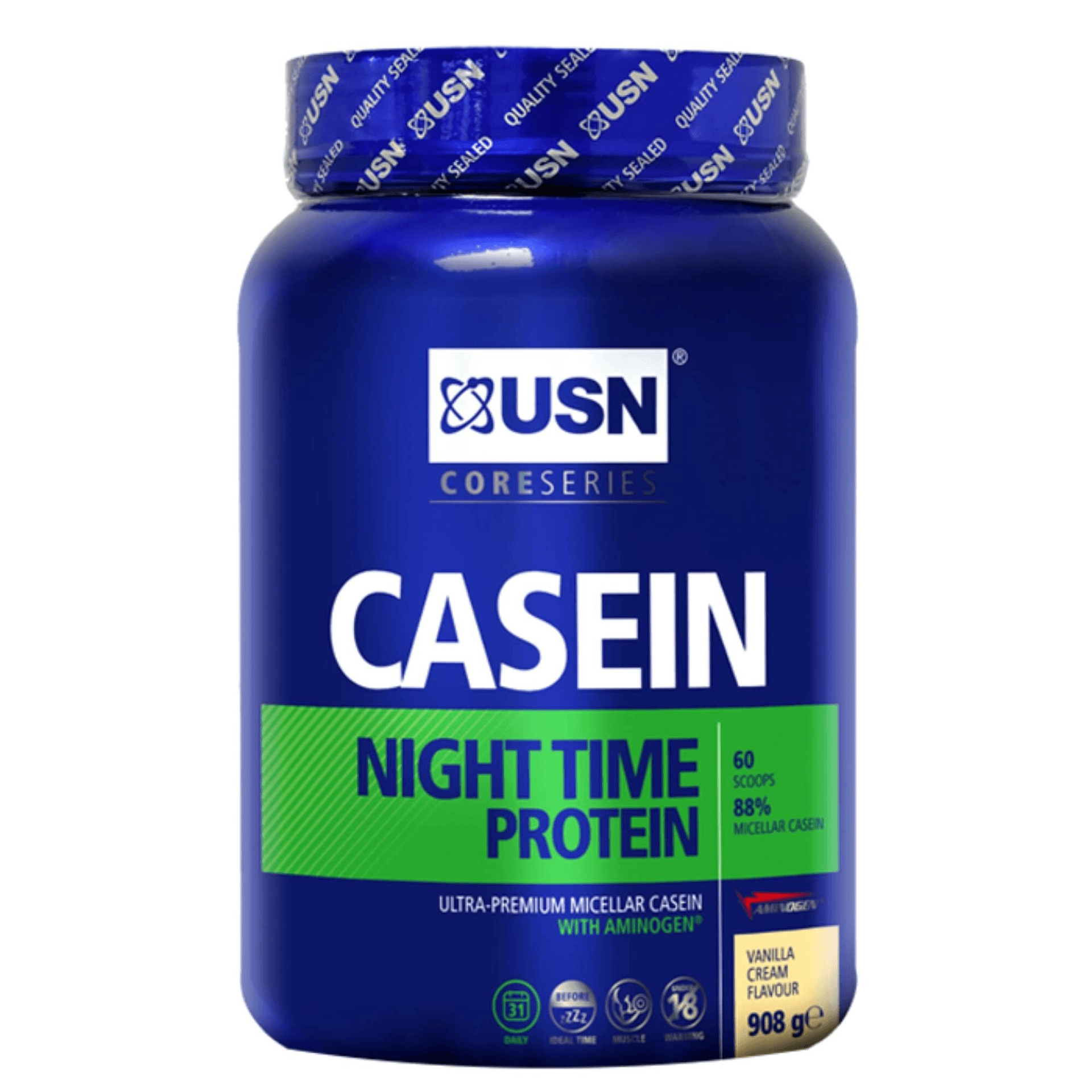 אבקת חלבון קזאין USN בספיגה איטית לבניית שריר יעילה במיוחד