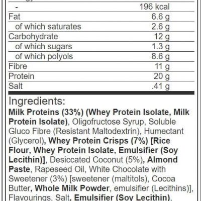 PowerBar Clean Whey Bar 60g X 18 Bars – תמונה 2