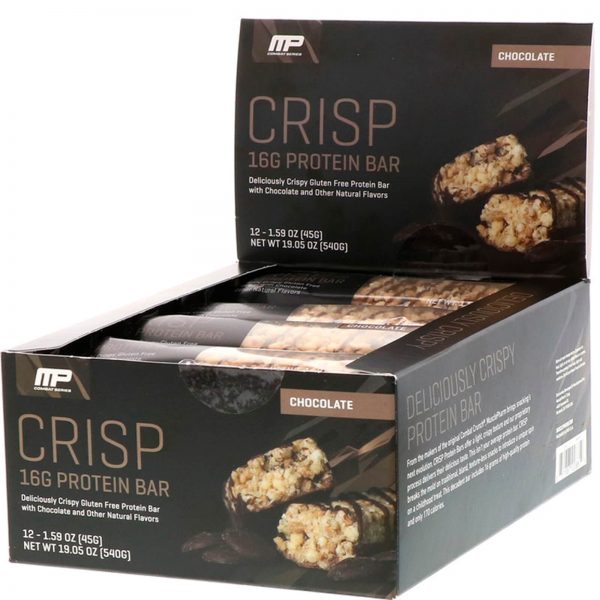 MusclePharm Combat Crisp Protein Bar 12X45G – תמונה 3