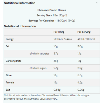 MyProtein Cereal Bars 18X30g – תמונה 4