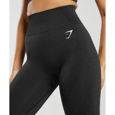 ⁦Gym Shark Vital Seamless 2.0 Leggings Black⁩ – תמונה ⁦5⁩