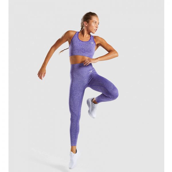 Gym Shark Vital Seamless Leggings Indigo Marl – תמונה 6