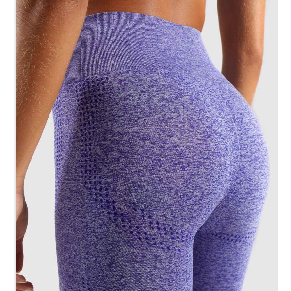 Gym Shark Vital Seamless Leggings Indigo Marl – תמונה 2