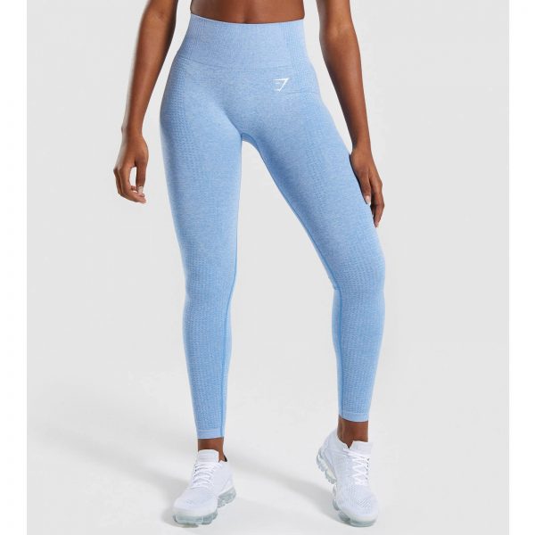 ⁦Gym Shark Vital Seamless Leggings Blue⁩ – תמונה ⁦1⁩