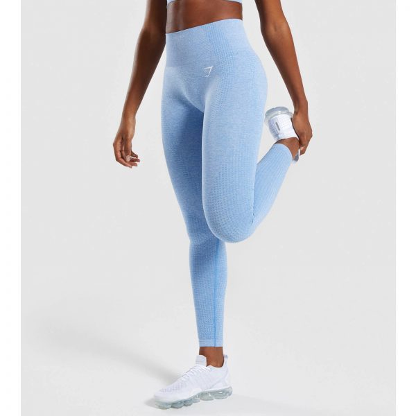 ⁦Gym Shark Vital Seamless Leggings Blue⁩ – תמונה ⁦5⁩