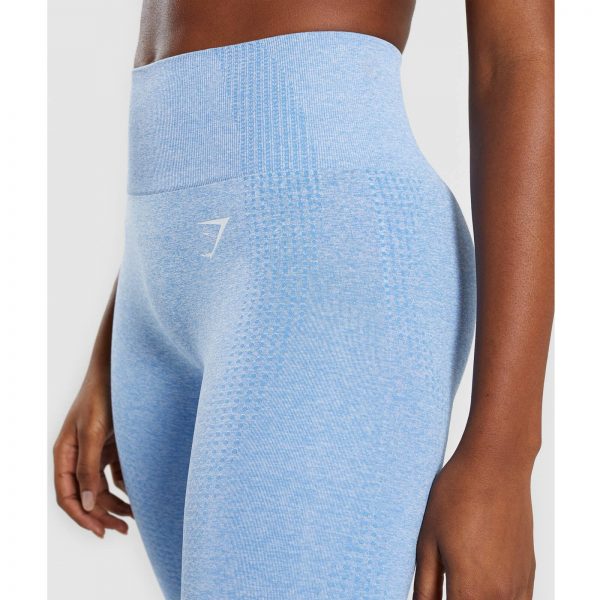 ⁦Gym Shark Vital Seamless Leggings Blue⁩ – תמונה ⁦7⁩