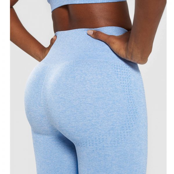 ⁦Gym Shark Vital Seamless Leggings Blue⁩ – תמונה ⁦2⁩