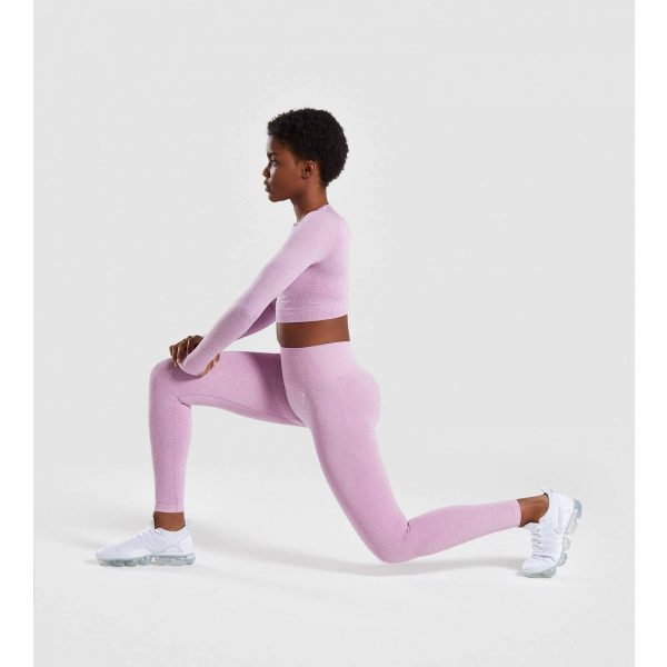 Gym Shark Vital Seamless Leggings Pink – תמונה 5