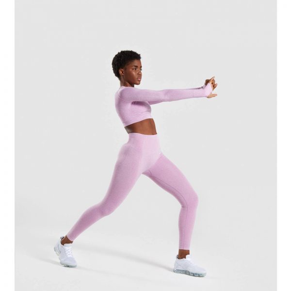 Gym Shark Vital Seamless Leggings Pink – תמונה 6