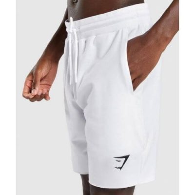 Gym Shark Critical Shorts White – תמונה 4