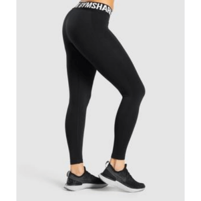 Gym Shark Flex Leggings Black – תמונה 4
