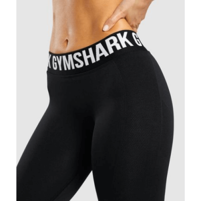 Gym Shark Flex Leggings Black – תמונה 3