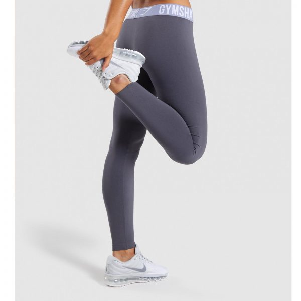 Gym Shark Fit Leggings Grey – תמונה 5
