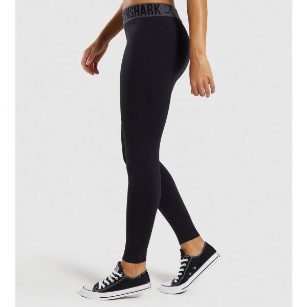 Gym Shark Fit Leggings Black – תמונה 4