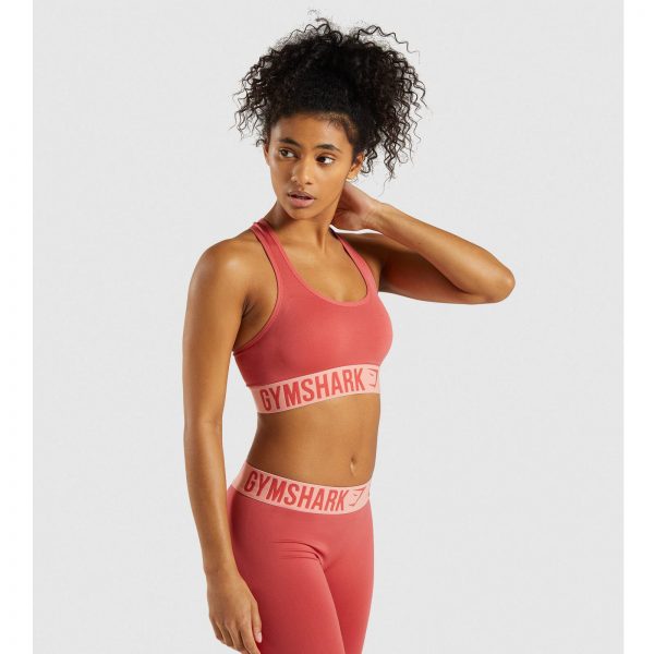 Gym Shark Fit Sports Bra Orange – תמונה 7