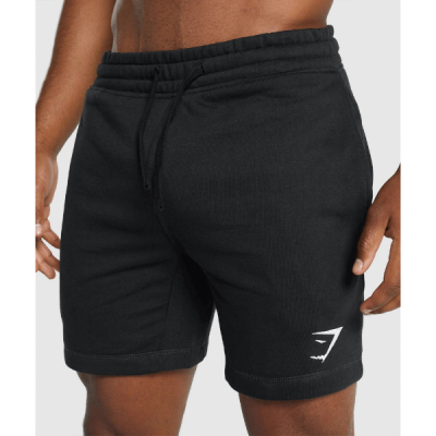 ⁦Gymshark Crest 7" Shorts Black⁩ – תמונה ⁦4⁩