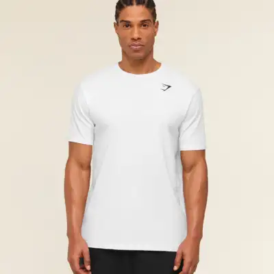 Gymshark Crest T-shirt White