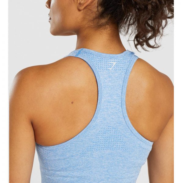 Gym Shark Vital Seamless Vest Blue – תמונה 4