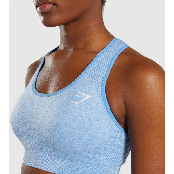 Gym Shark Vital Seamless Sports Bra Blue – תמונה 2