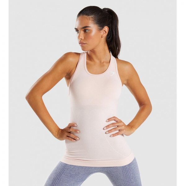 ⁦Gym Shark Vital Seamless Vest Blush Nude Marl⁩ – תמונה ⁦1⁩