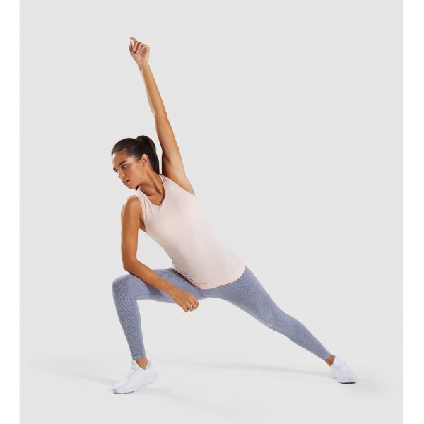⁦Gym Shark Vital Seamless Vest Blush Nude Marl⁩ – תמונה ⁦6⁩