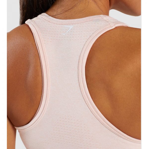 ⁦Gym Shark Vital Seamless Vest Blush Nude Marl⁩ – תמונה ⁦7⁩