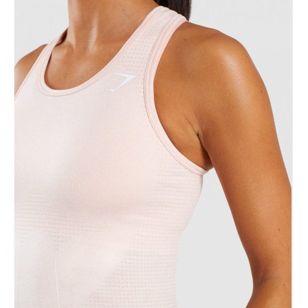 ⁦Gym Shark Vital Seamless Vest Blush Nude Marl⁩ – תמונה ⁦2⁩