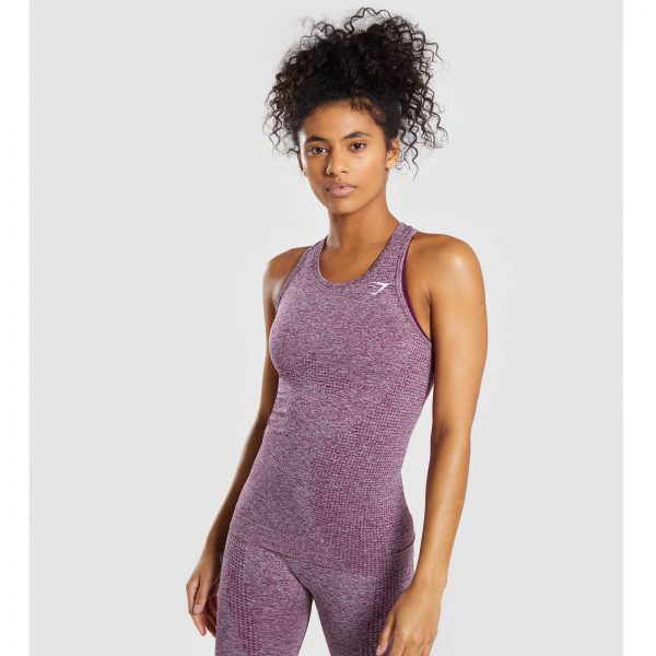 Gym Shark Vital Seamless Vest Purple – תמונה 1