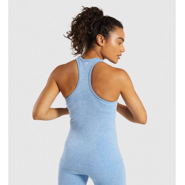 Gym Shark Vital Seamless Vest Blue – תמונה 5