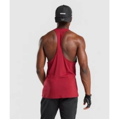 Gym Shark Legacy Stringer Burgundy – תמונה 2