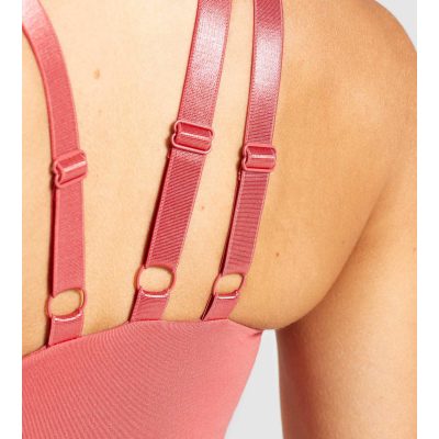 Gym Shark Legacy Fitness Bralette Brick Red – תמונה 4