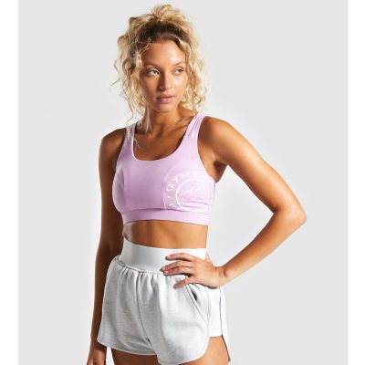 Gym Shark Legacy Fitness Bralette Pink – תמונה 1