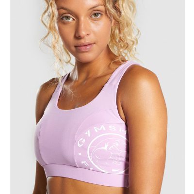 Gym Shark Legacy Fitness Bralette Pink – תמונה 3