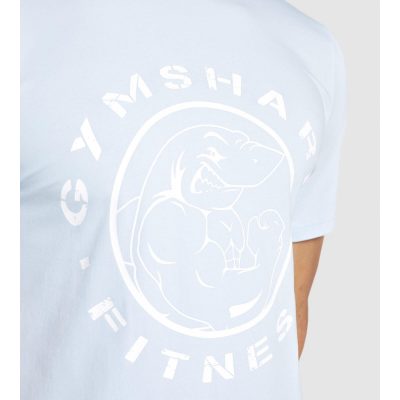 Gym Shark Legacy T-shirt Light Blue – תמונה 3