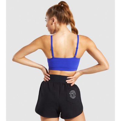 Gym Shark Legacy Fitness Sports Bra Blue – תמונה 2