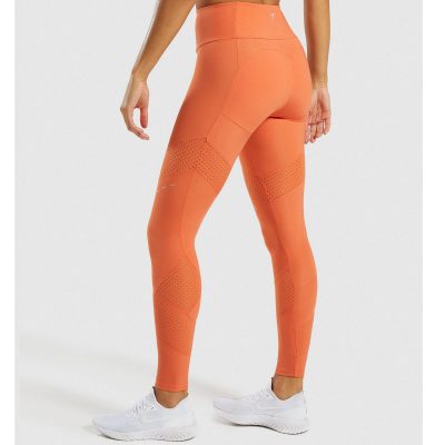 ⁦Gym Shark Pro Perform Leggings Burnt Orange⁩ – תמונה ⁦3⁩