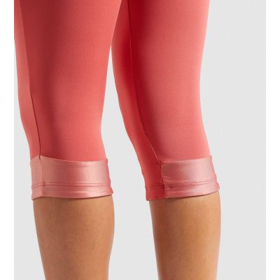 ⁦Gym Shark Turbo Cropped Leggings Brick Red⁩ – תמונה ⁦4⁩