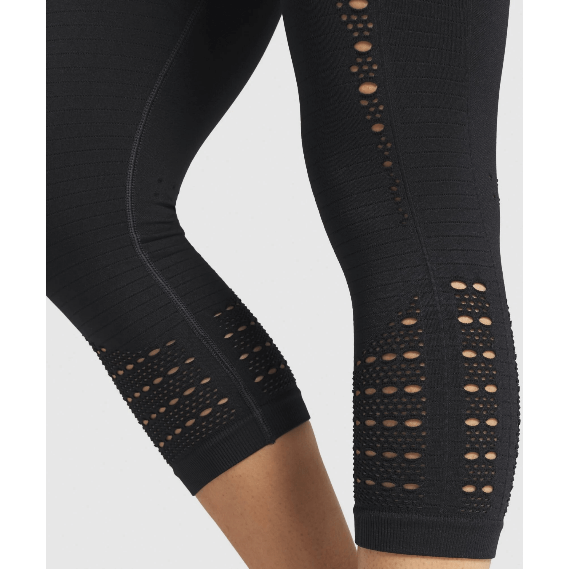 Gym Shark Energy+Seamless Cropped Leggings Black
