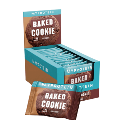 MyProtein Baked Protein Cookie Double Chocolate 12x75g – תמונה 1