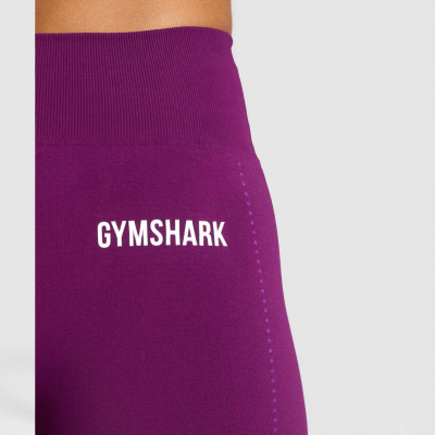 Gym Shark Lightweight Seamless Tights Purple – תמונה 3