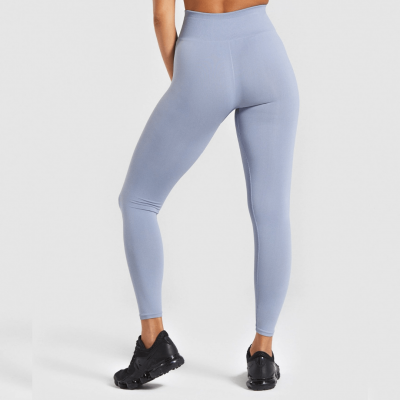 Gym Shark Lightweight Seamless Tights Blue – תמונה 2