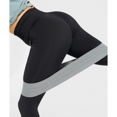 Gym Shark Lightweight Seamless Tights Black – תמונה 3