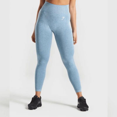 Gym Shark Vital Seamless Leggings Teal Marl – תמונה 1