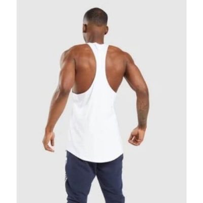 Gym Shark Block Stringer White – תמונה 2