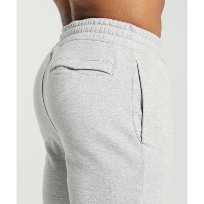 Gymshark Crest Joggers Light Grey Marl – תמונה 4