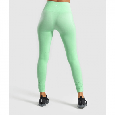 Gym Shark Energy+Seamless Sports Leggings Mint – תמונה 2
