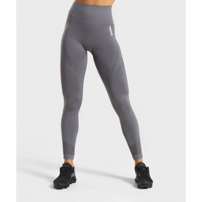 Gym Shark Energy+Seamless Sports Leggings Smokey Grey – תמונה 1